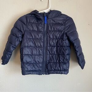 Primary Dark Blue Kids Puffer Jacket